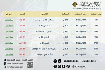 أرض للبيع في حي مخطط وادي الفرع, مدينة وادي الفرع, منطقة المدينة المنورة صورة 4