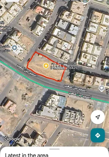 أرض للإيجار في شارع اسيد بن كعب, حي وادي مذينب, مدينة المدينه المنوره, منطقة المدينة المنورة صورة 3