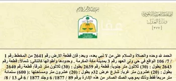أرض للإيجار في شارع زينه, حي الشامية الجديد, مدينة مكه المكرمه, منطقة مكة المكرمة