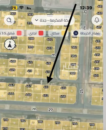 أرض للبيع في شارع الفضيلة 134, حي الفضيلة, مدينة جدة, منطقة مكة المكرمة صورة 3