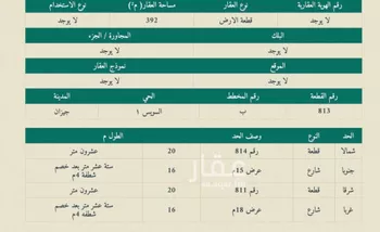 أرض للبيع في شارع أبو القاسم الشابي, حي السويس 1, مدينة جازان, منطقة جازان صورة 2