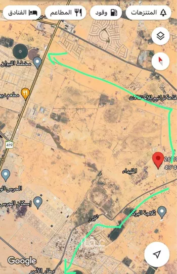 أرض للبيع في حي 33ج, مدينة البصر, منطقة القصيم صورة 3