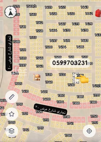 أرض للبيع في حي عريض, مدينة الرياض, منطقة الرياض صورة 2