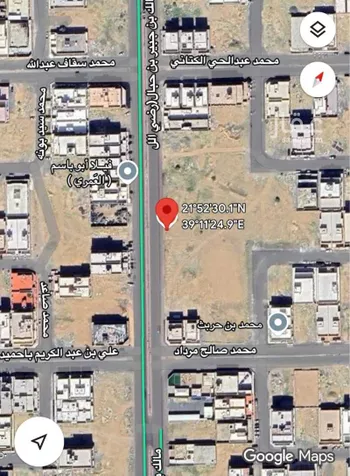 أرض للبيع في شارع مالك بن جبير بن حبال(رضي الل, حي الرياض, مدينة جدة, منطقة مكة المكرمة