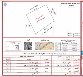 أرض للإيجار في شارع طريق الملك عبدالعزيز, حي الحزيمية, مدينة المزاحميه, منطقة الرياض