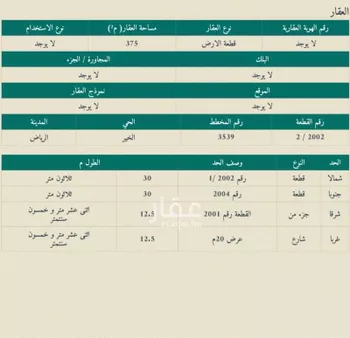 أرض للبيع في شارع جبل الخرب ، حي الخير ، صلبوخ ، حريملاء صورة 2