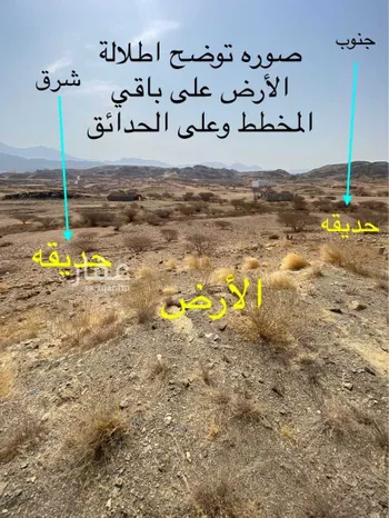 أرض للبيع في حي لصوب, مدينة لصوب, منطقة عسير صورة 2