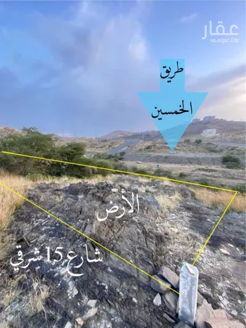 أرض للبيع في حي المروة, مدينة ابها, منطقة عسير صورة 3