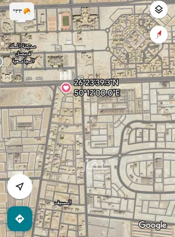 أرض للبيع في شارع عبدالرحمن ابن عوف, حي السيف, مدينة الدمام, المنطقة الشرقية صورة 2
