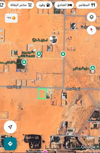 أرض للبيع في شارع زهرة الربيع, حي هجره الذيبيه وخضراء, مدينة هجره الذيبيه وخضراء, منطقة الرياض صورة 2