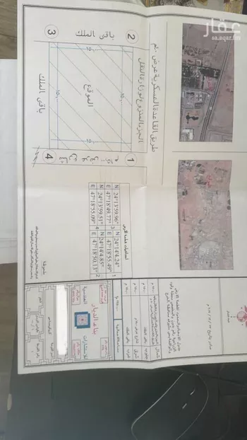 أرض للإيجار في شارع محمد العربي التباني, حي السلمية, مدينة الخرج, منطقة الرياض صورة 3