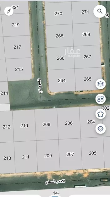 أرض للبيع في شارع ذو الاصبع, حي الأنوار, مدينة الدمام, المنطقة الشرقية