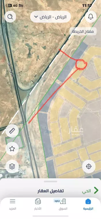 أرض للبيع في شارع بدون, حي الخير, مدينة الرياض, منطقة الرياض صورة 3