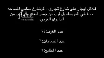 عمارة للإيجار في شارع مارية القبطية, حي العريجاء الغربي, مدينة الرياض, منطقة الرياض صورة 2