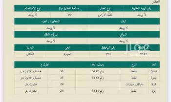 أرض للبيع في حي بدر, مدينة امارة منطقة مكة المكرمة - الطائف, منطقة مكة المكرمة