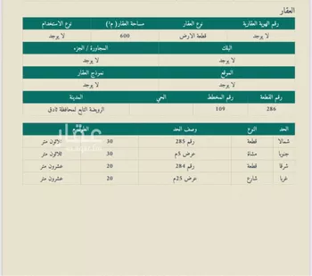 أرض للبيع في حي مخطط الاراضي البيضاء3, مدينة ثادق, منطقة الرياض صورة 2