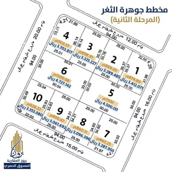 أرض للبيع في شارع الاسود, حي الثغر, مدينة جدة, منطقة مكة المكرمة صورة 2