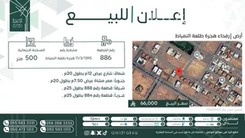 أرض للبيع في شارع طلعه التمياط 79 ، التمياط ، رفحاء