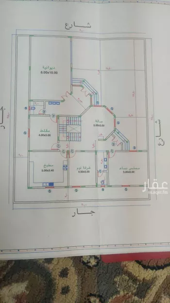 فيلا للإيجار في شارع حيفا ، حي الروضة ، حفر الباطن ، حفر الباطن صورة 3