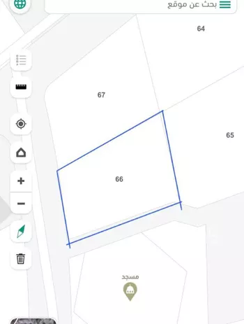 أرض للبيع في شارع 8238388, حي السلام, مدينة بلجرشى, منطقة الباحة