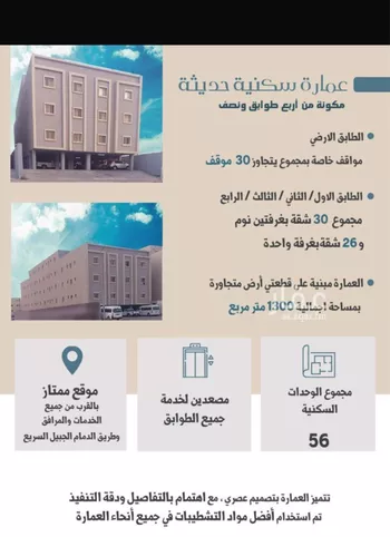 عمارة للإيجار في شارع برقه, حي الضباب, مدينة الدمام, المنطقة الشرقية
