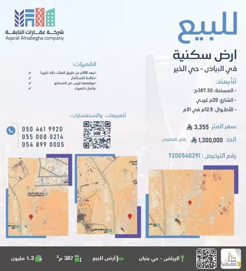 أرض للبيع في مدينة الرياض, منطقة الرياض صورة 2