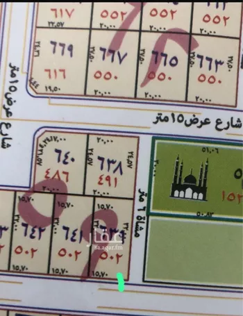 أرض للبيع في شارع القادسية 45, حي القادسية, مدينة البدائع, منطقة القصيم