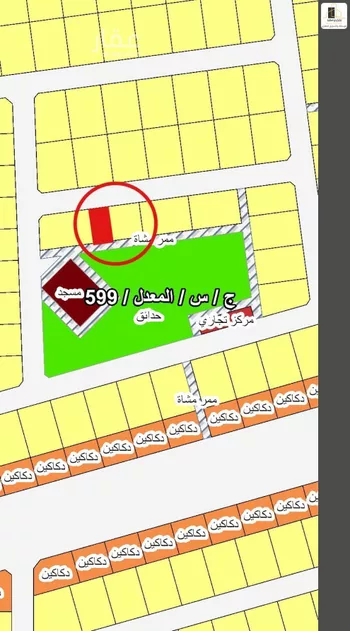 أرض للبيع في شارع مخطط 599, حي الندى, مدينة جدة, منطقة مكة المكرمة صورة 2