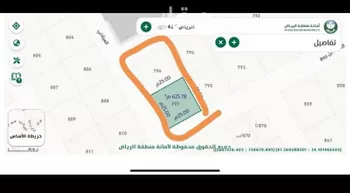 أرض للبيع في شارع سويد بن صخر, حي مشرف, مدينة الخرج, منطقة الرياض صورة 2