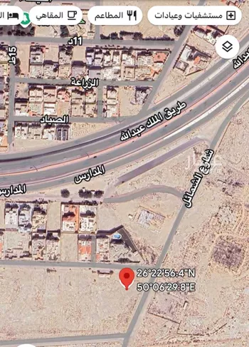 أرض للبيع في شارع الغرائب, حي النزهة, مدينة الدمام, المنطقة الشرقية