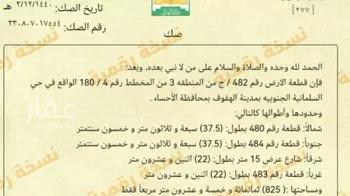 أرض للبيع في شارع عبد الرحمن السبيعي ، حي السلمانية الجنوبية ، الهفوف‎ ، الاحساء