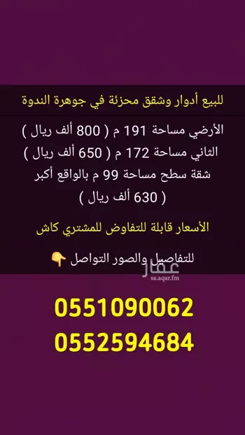 دور للبيع في حي الندوة, مدينة الرياض, منطقة الرياض صورة 2