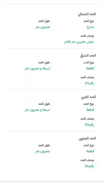 أرض للبيع في شارع كريم بن عطية, حي البساتين, مدينة تبوك, منطقة تبوك صورة 2