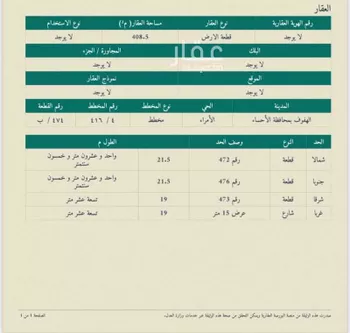 أرض للبيع في شارع محمد الانصاري, حي الأمراء, مدينة الاحساء, المنطقة الشرقية