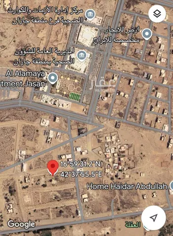 أرض للبيع في مدينة جازان, منطقة جازان