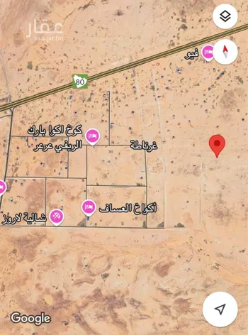 أرض للبيع في حي غرناطة الشرقي, مدينة عرعر, منطقة الحدود الشماليه