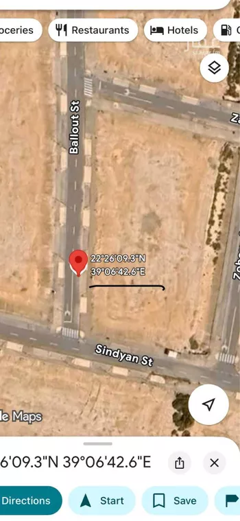 أرض للبيع في شارع شارع البلوط, مدينة مدينة الملك عبدالله الإقتصاديه, منطقة مكة المكرمة صورة 2