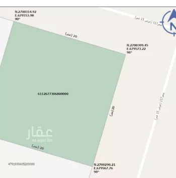 أرض للبيع في حي عريض, مدينة الرياض, منطقة الرياض صورة 2