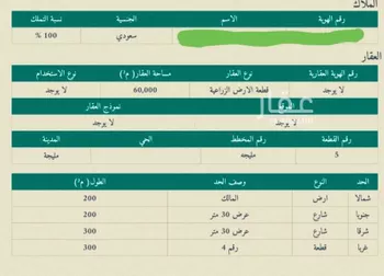 مزرعة للبيع في شارع مليجة, حي السديره, مدينة السديره, المنطقة الشرقية
