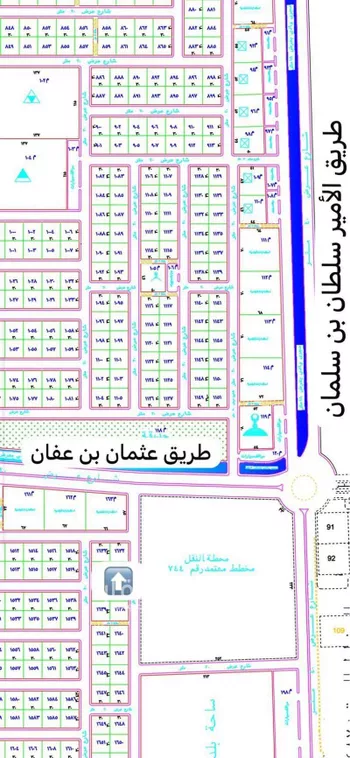 أرض للبيع في شارع الياسمين 451, حي الياسمين, مدينة المجمعه, منطقة الرياض صورة 2