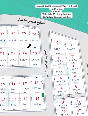 أرض للبيع في شارع لايوجد, حي الفاخرية, مدينة عنيزه, منطقة القصيم