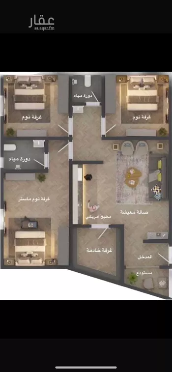 شقة للبيع في شارع وادي غليل, حي حكومي1, مدينة جدة, منطقة مكة المكرمة صورة 5