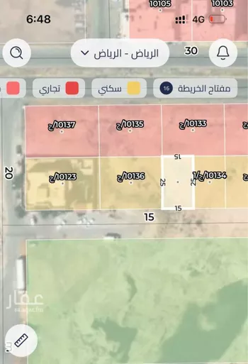 أرض للبيع في شارع أبو بكر العسكري, حي ظهرة لبن, مدينة الرياض, منطقة الرياض صورة 2