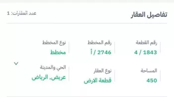أرض للبيع في شارع احمد بن محمد الجزري ، حي عريض ، الرياض ، منطقة الرياض صورة 2
