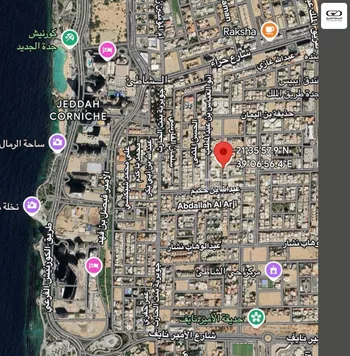 أرض للبيع في شارع ابو نواس, حي الشاطئ, مدينة جدة, منطقة مكة المكرمة صورة 3