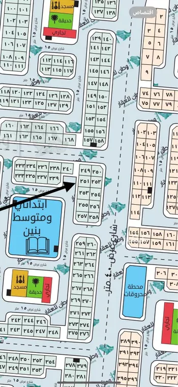 أرض للبيع في شارع خيار ابن مرثد التجيبي, حي النايفية, مدينة الاحساء, المنطقة الشرقية