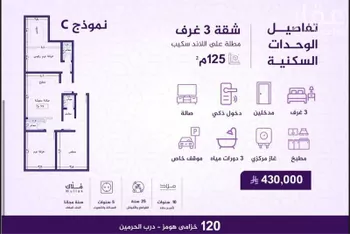 شقة للبيع في شارع احمد بن عيسى الرومي, حي الفيحاء, مدينة جدة, منطقة مكة المكرمة صورة 4