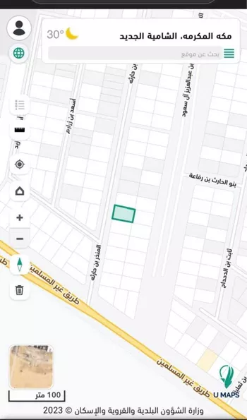 أرض للبيع في شارع المنذر بن حارثه ، حي ولي العهد ، مكة ، منطقة مكة المكرمة