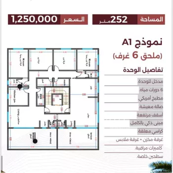 شقة للبيع في شارع احمد السليمان التركي, حي الروضة, مدينة جدة, منطقة مكة المكرمة صورة 3