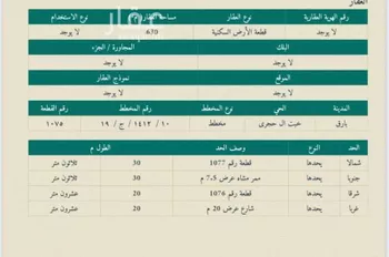 أرض للبيع في حي العربه, مدينة العربه, منطقة عسير صورة 3